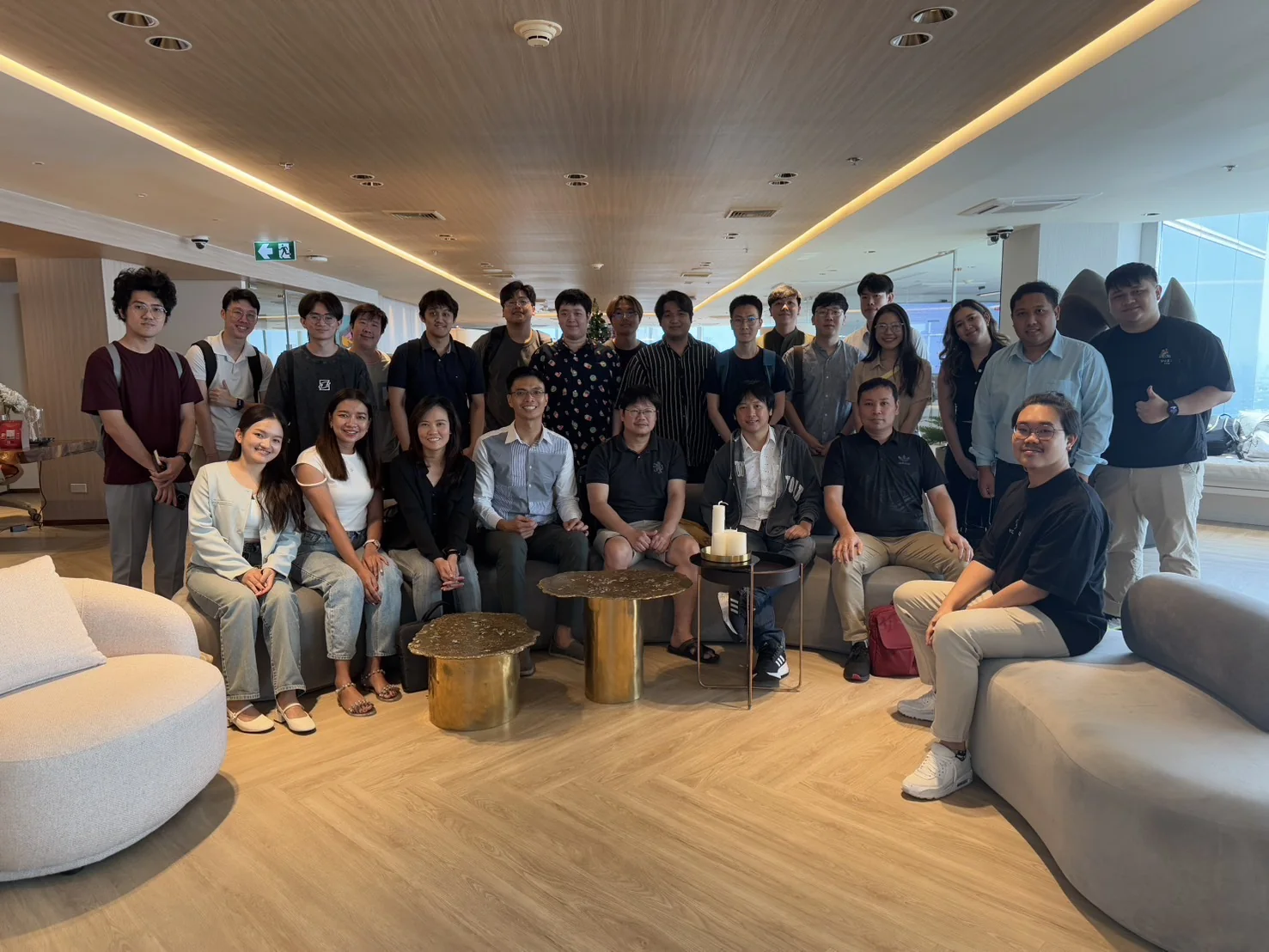 LarnGear Technology team at office lounge